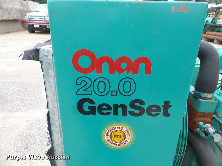 image for item DV9390 Onan 20.0DL-4-3R/28340D generator