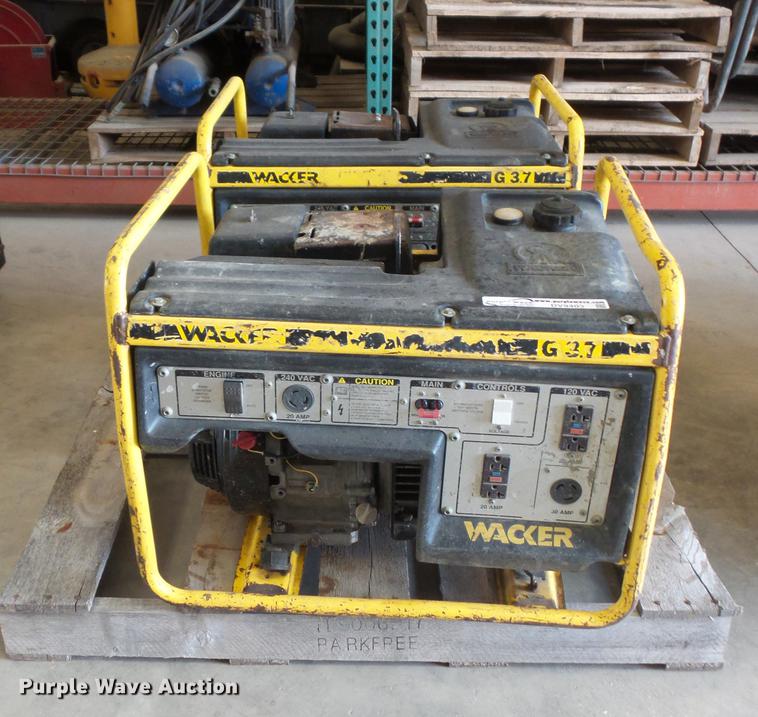 image for item DV9403 (2) Wacker 3.7 generators
