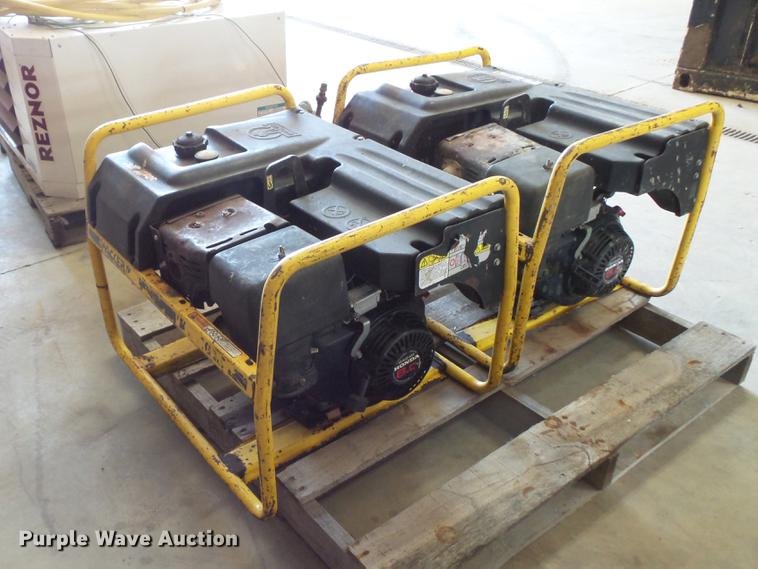 image for item DV9403 (2) Wacker 3.7 generators
