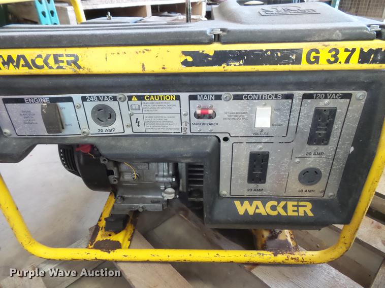 image for item DV9403 (2) Wacker 3.7 generators