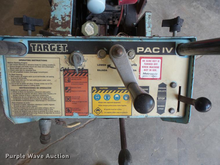 image for item DV9404 Target PAC IV concrete saw