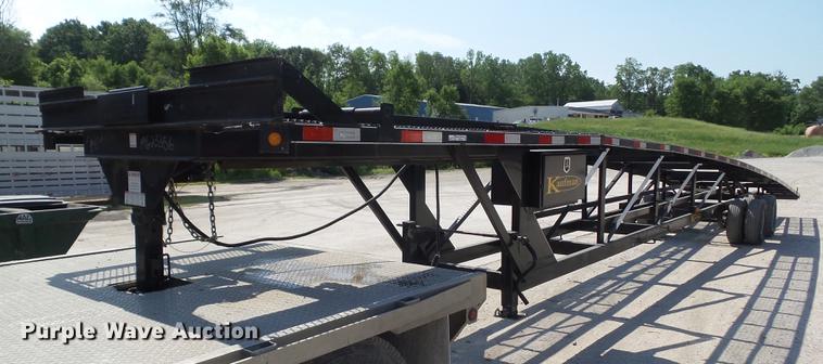 image for item DZ9346 2014 Kaufman W56 car carrier trailer