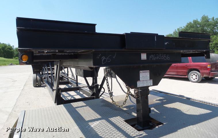 image for item DZ9346 2014 Kaufman W56 car carrier trailer