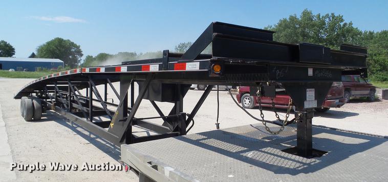 image for item DZ9346 2014 Kaufman W56 car carrier trailer