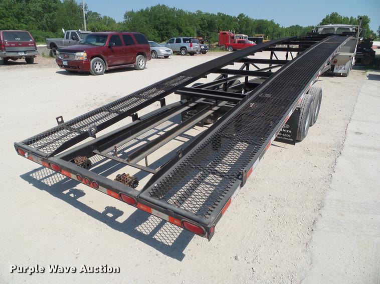 image for item DZ9346 2014 Kaufman W56 car carrier trailer