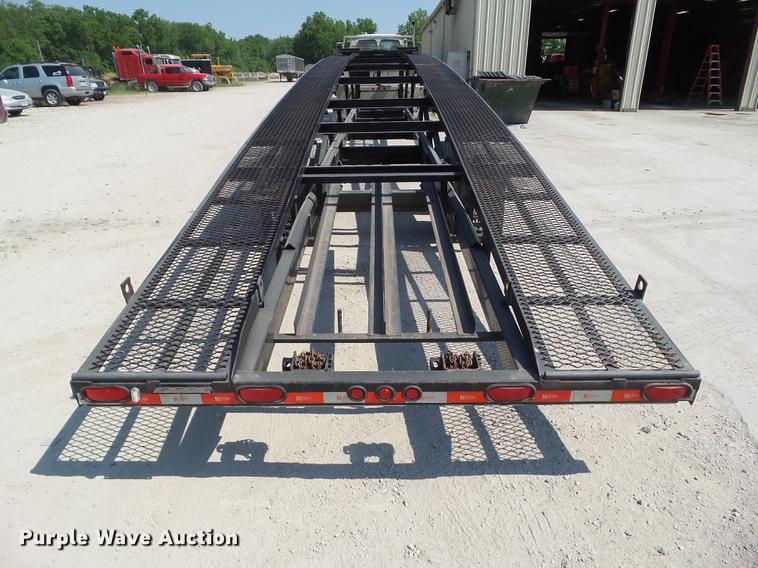 image for item DZ9346 2014 Kaufman W56 car carrier trailer