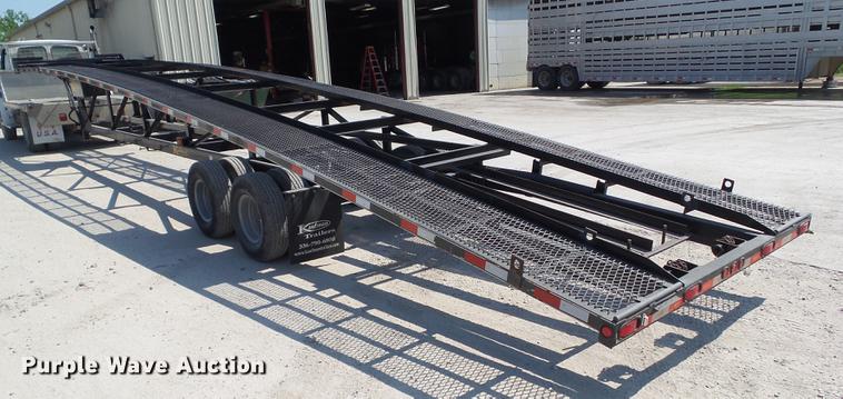 image for item DZ9346 2014 Kaufman W56 car carrier trailer