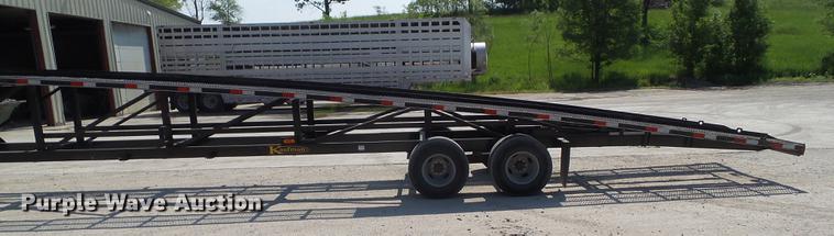 image for item DZ9346 2014 Kaufman W56 car carrier trailer
