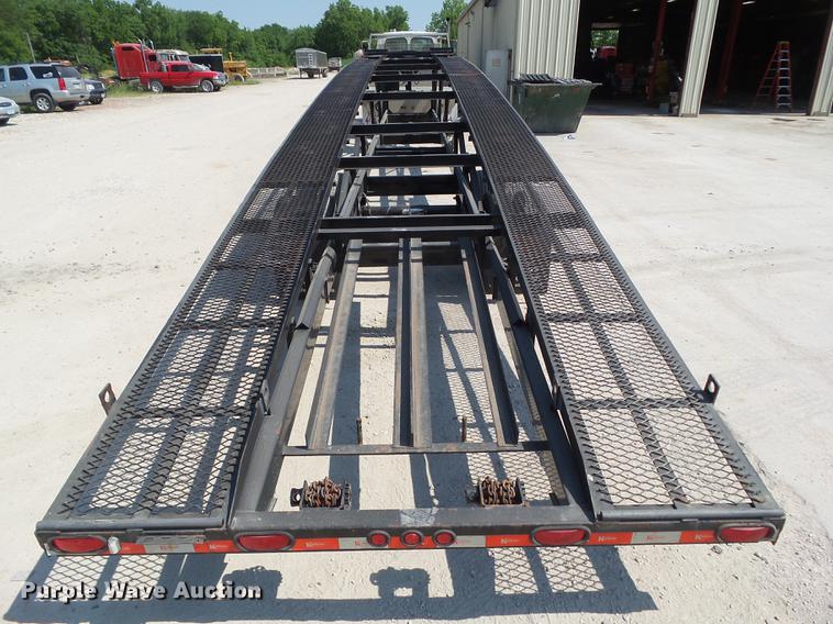 image for item DZ9346 2014 Kaufman W56 car carrier trailer