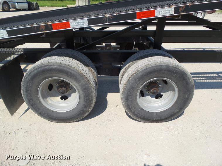 image for item DZ9346 2014 Kaufman W56 car carrier trailer