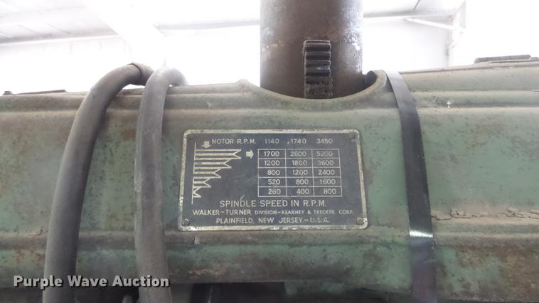 image for item EF9000 Walker-Turner drill press