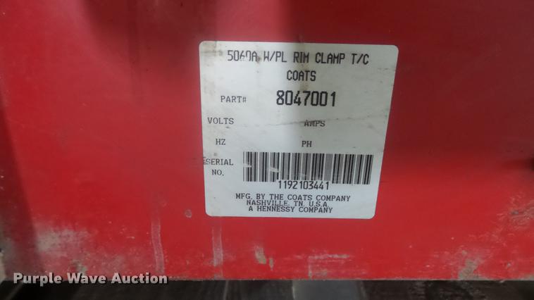 image for item EF9010 Coats 5060A rim clamp tire machine