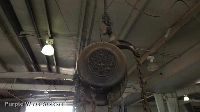 image for item EF9028 (4) chain hoists with trolleys