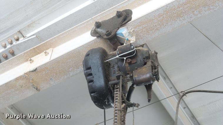 image for item EF9028 (4) chain hoists with trolleys