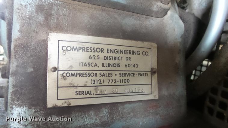 image for item EF9030 Compressor Engineering Co. air compressor