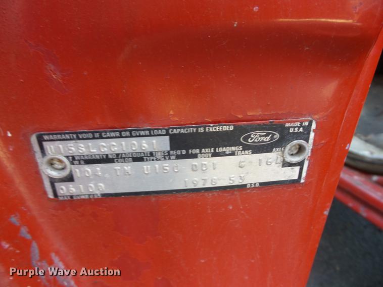 image for item EI9850 1978 Ford Bronco Ranger XLT SUV