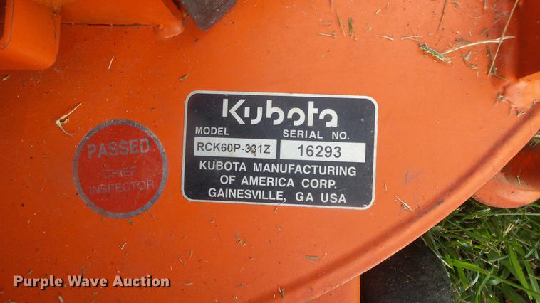 image for item ER9563 Kubota ZD326 ZTR lawn mower