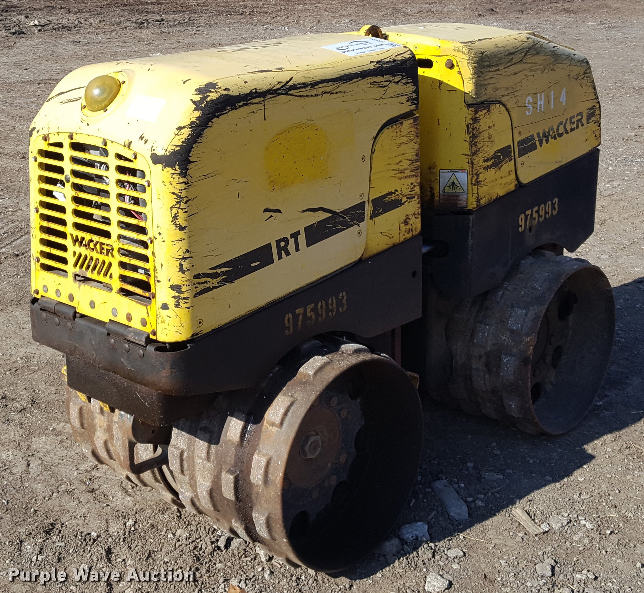Wacker RT trench compactor in Kansas City, MO Item DE6083 sold Purple Wave