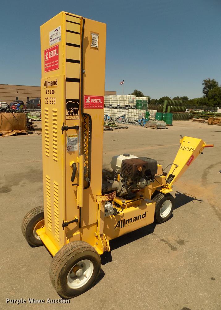 image for item DB8686 2011 Allmand EZ650 drop hammer and trailer