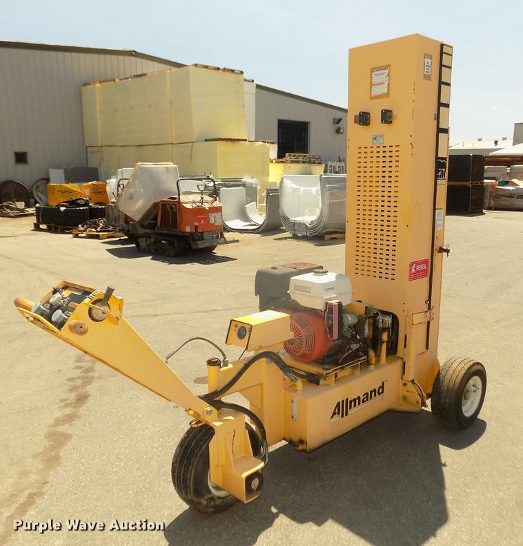 image for item DB8686 2011 Allmand EZ650 drop hammer and trailer