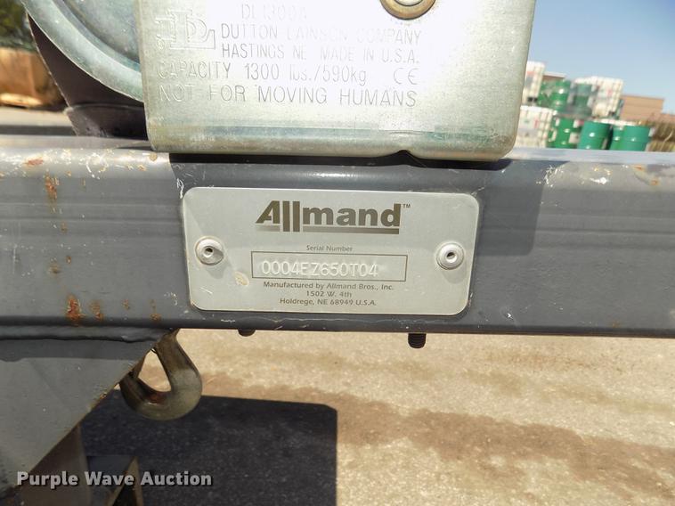 image for item DB8686 2011 Allmand EZ650 drop hammer and trailer