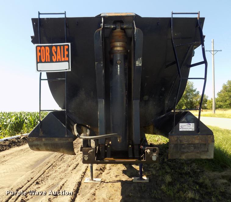 image for item DB8690 1999 Western STR26401 barrel bed end dump trailer