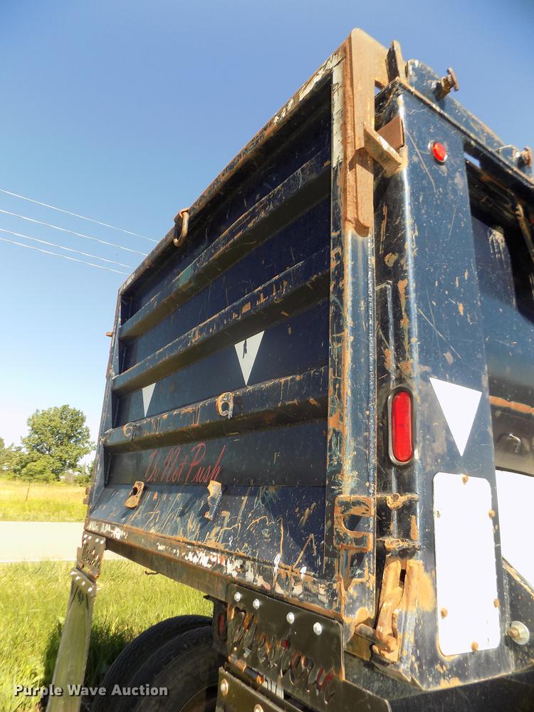 image for item DB8690 1999 Western STR26401 barrel bed end dump trailer