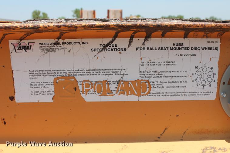 image for item DD5228 2006 Trail Boss 50T drop deck equipment trailer