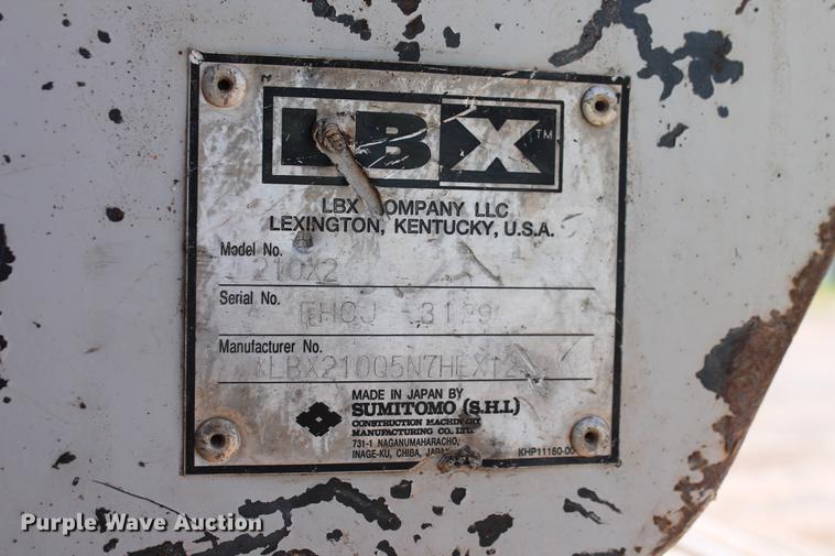 image for item DD5249 2011 Link Belt 210 X2 excavator