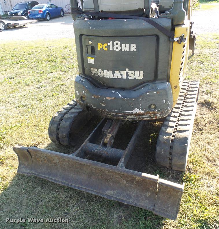 image for item DD8628 2007 Komatsu PC18MR-2 mini excavator