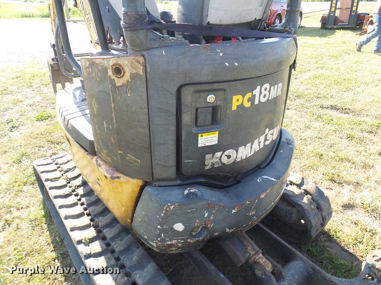 image for item DD8628 2007 Komatsu PC18MR-2 mini excavator