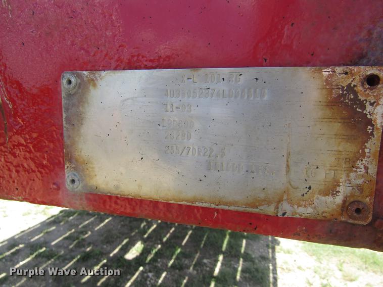 image for item DD8823 2004 XL Specialized 101RG drop deck equipment trailer