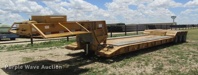 image for item DD8825 1984 Witco Challenger RG50 lowboy equipment trailer