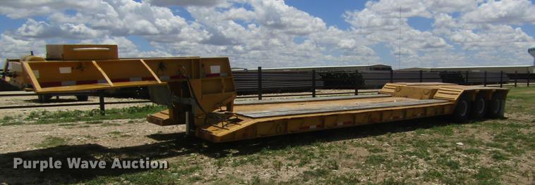 image for item DD8825 1984 Witco Challenger RG50 lowboy equipment trailer