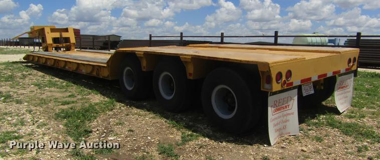 image for item DD8825 1984 Witco Challenger RG50 lowboy equipment trailer