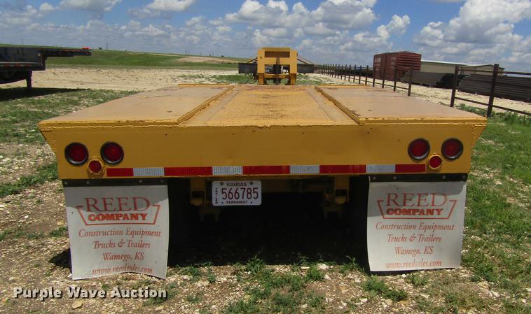 image for item DD8825 1984 Witco Challenger RG50 lowboy equipment trailer
