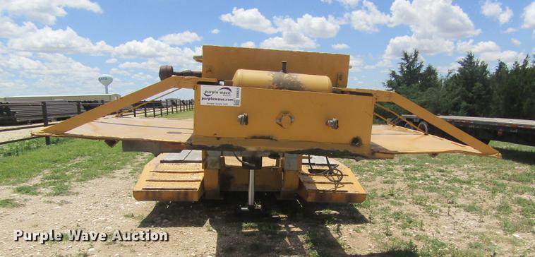 image for item DD8825 1984 Witco Challenger RG50 lowboy equipment trailer