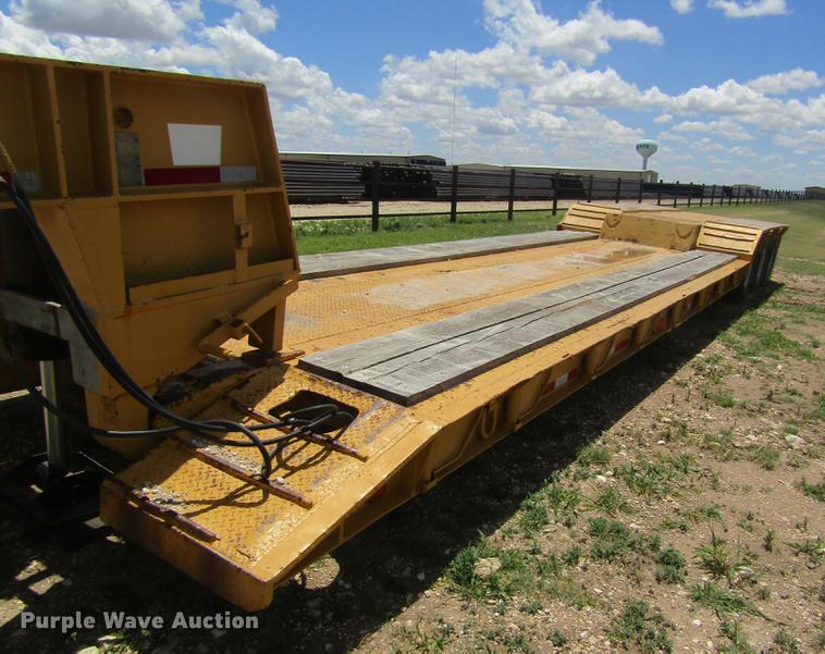 image for item DD8825 1984 Witco Challenger RG50 lowboy equipment trailer