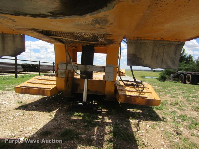 image for item DD8825 1984 Witco Challenger RG50 lowboy equipment trailer