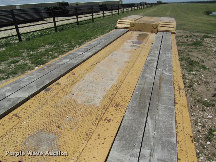 image for item DD8825 1984 Witco Challenger RG50 lowboy equipment trailer
