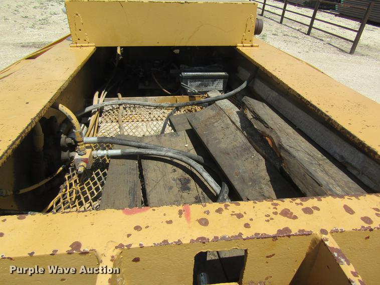 image for item DD8825 1984 Witco Challenger RG50 lowboy equipment trailer