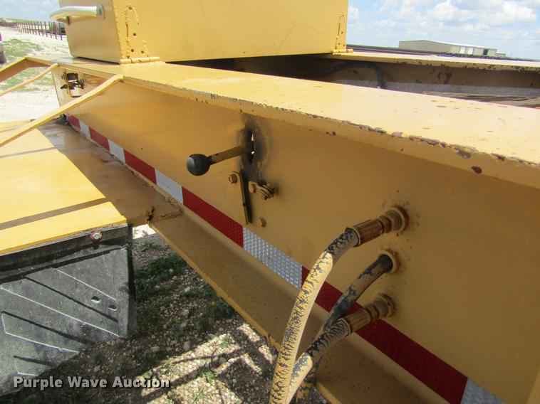 image for item DD8825 1984 Witco Challenger RG50 lowboy equipment trailer