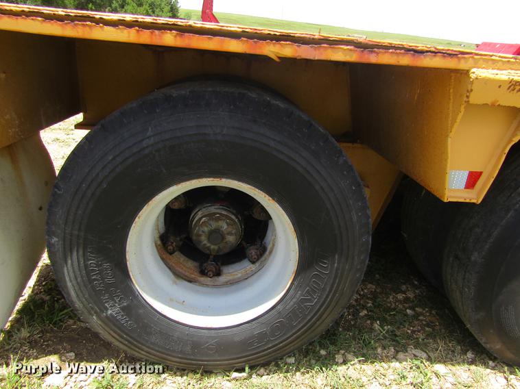image for item DD8825 1984 Witco Challenger RG50 lowboy equipment trailer