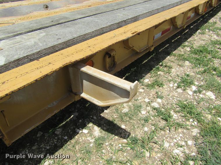 image for item DD8825 1984 Witco Challenger RG50 lowboy equipment trailer