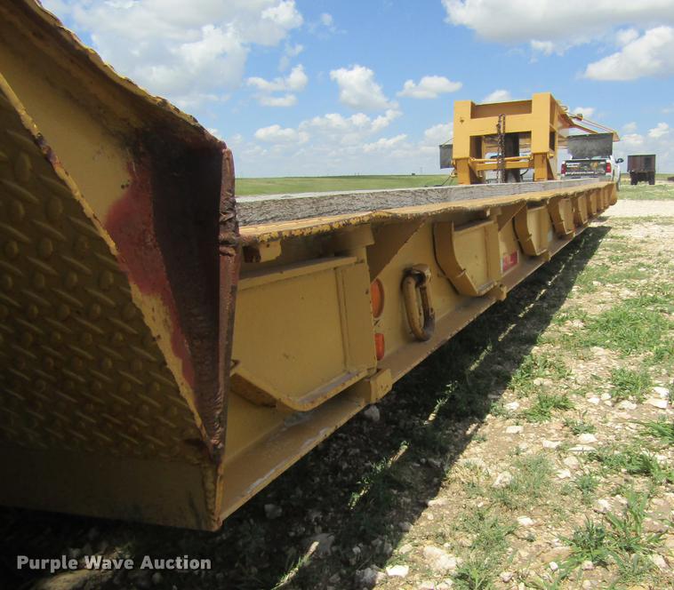 image for item DD8825 1984 Witco Challenger RG50 lowboy equipment trailer