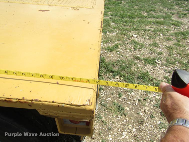 image for item DD8825 1984 Witco Challenger RG50 lowboy equipment trailer