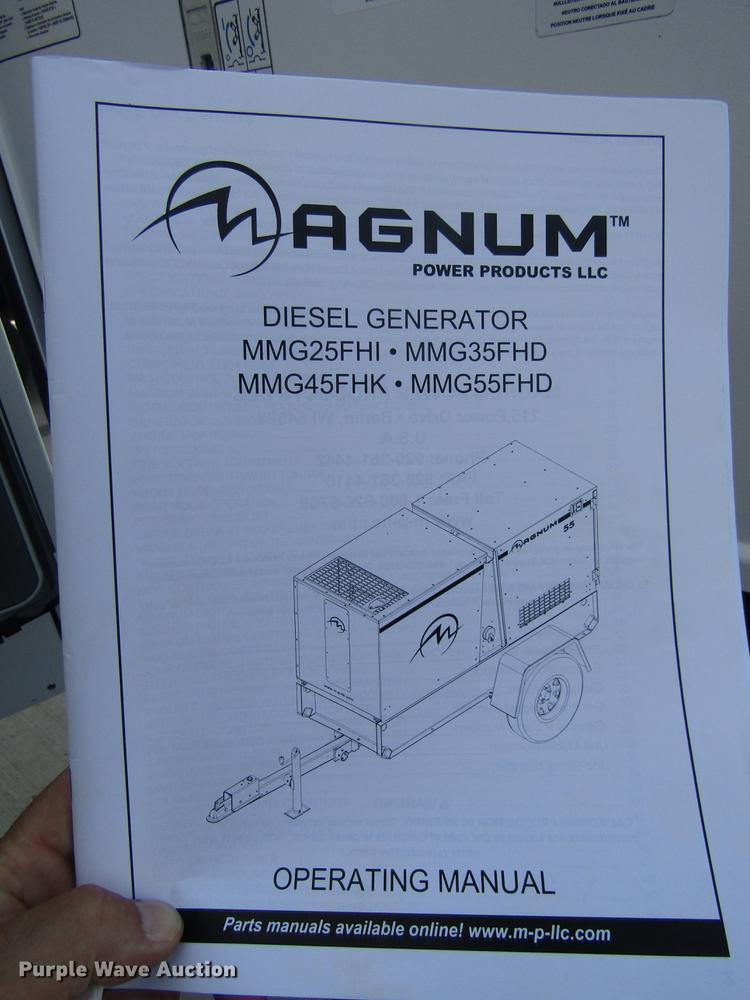 image for item DD8833 2014 Magnum MMG35 generator