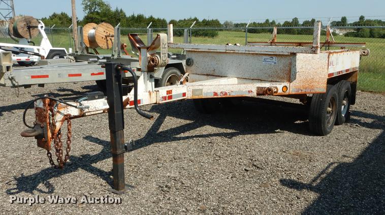 image for item DE1798 1991 C-14 pole trailer