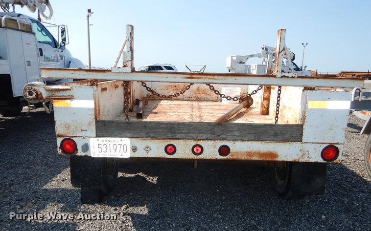 image for item DE1798 1991 C-14 pole trailer