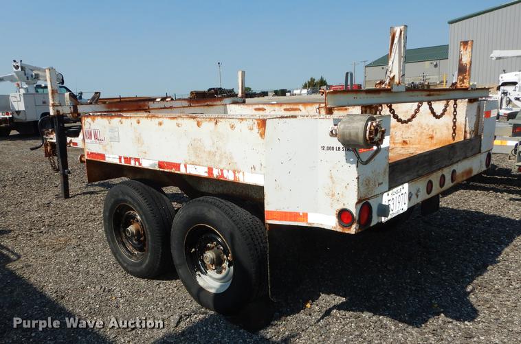 image for item DE1798 1991 C-14 pole trailer